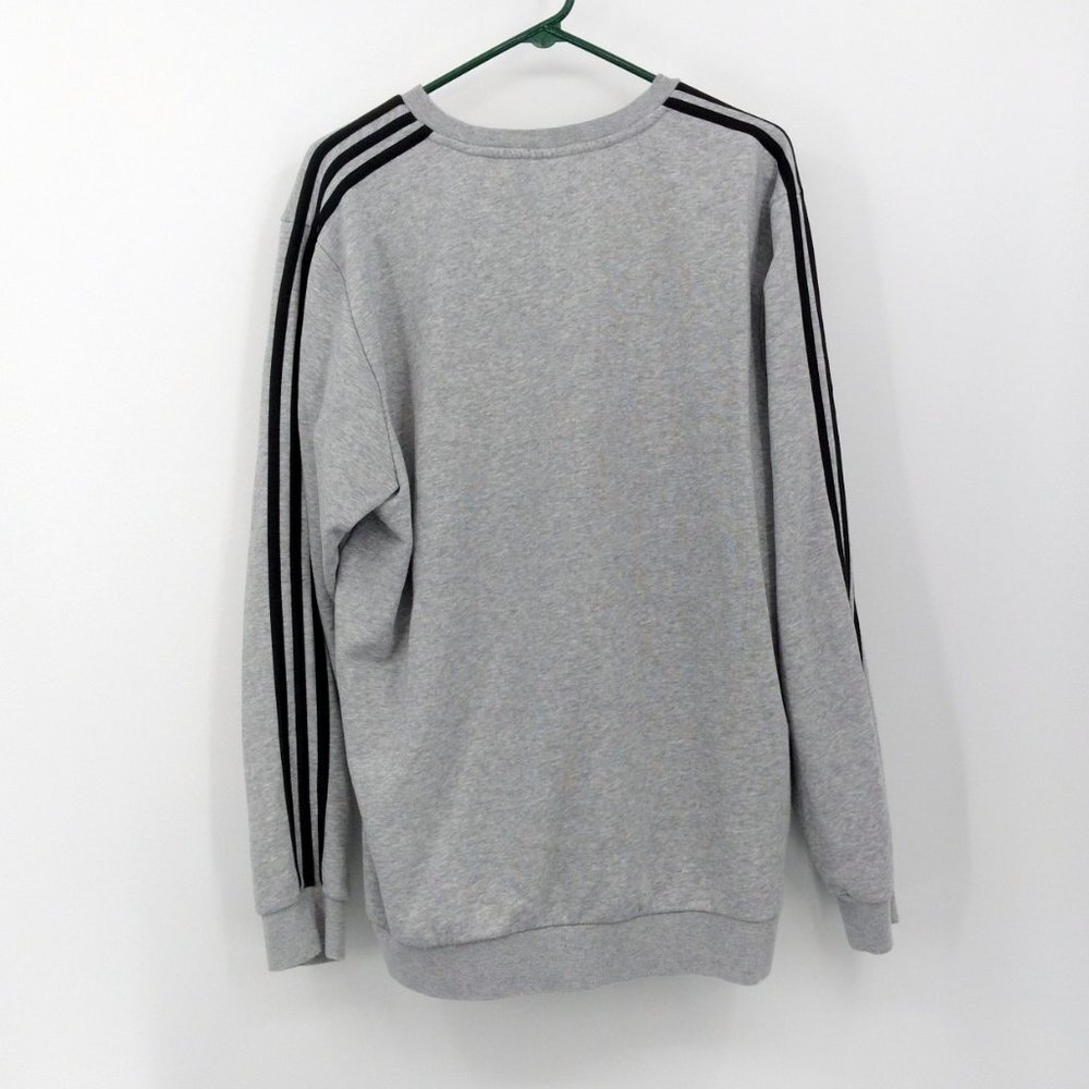 adidas Men's Essentials 3-stripes Fleece Crew Sweatshirt - XL - Picture 5 of 6